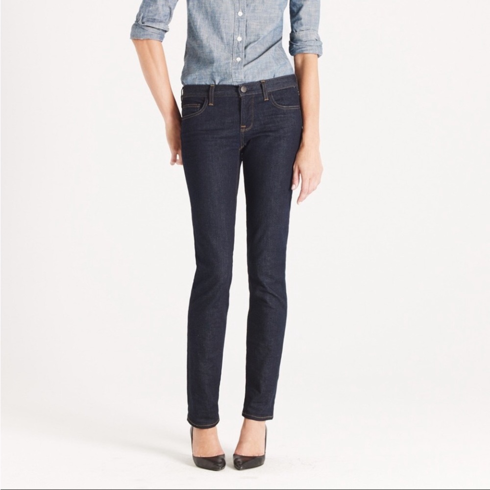 J CREW Jeans Sz 28 Dark Blue Denim